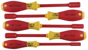 Wiha® Tools Insulated Tool Sets, Hex, Inch, 5 per set, 32292