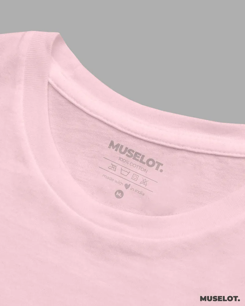 Women's plain pink t shirt