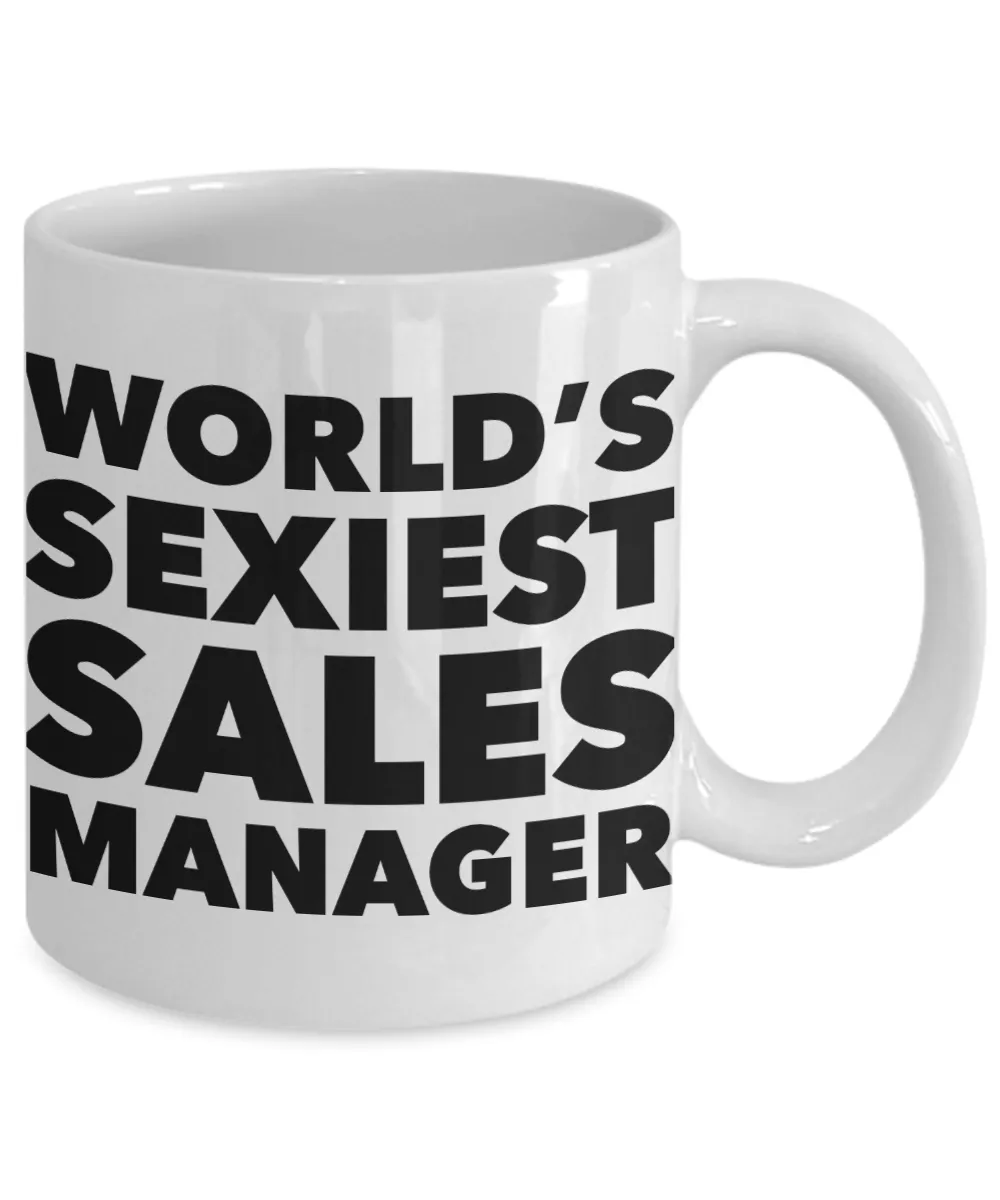 World's Sexiest Sales Manager Mug Sexy Gift Ceramic Coffee Cup