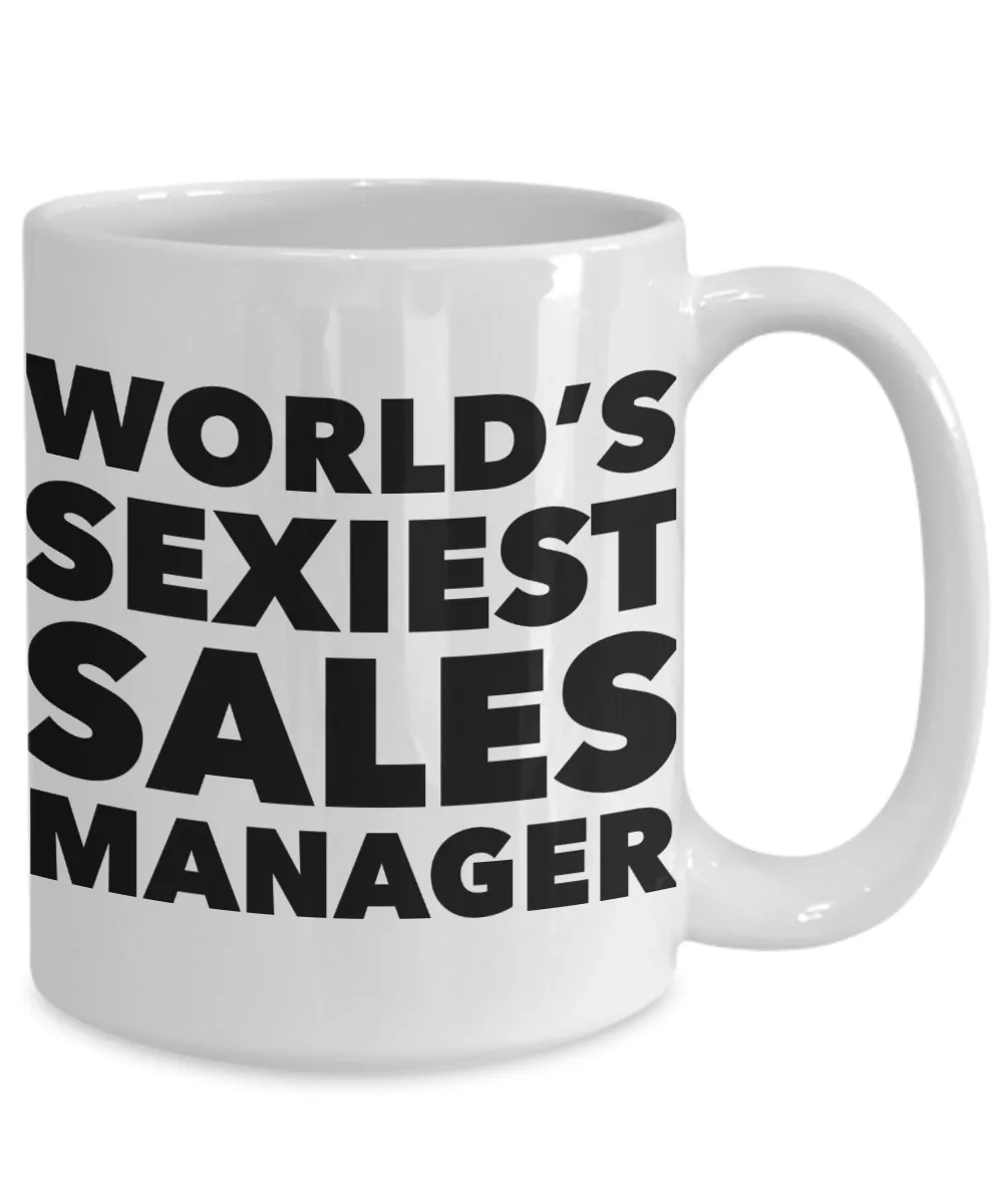 World's Sexiest Sales Manager Mug Sexy Gift Ceramic Coffee Cup