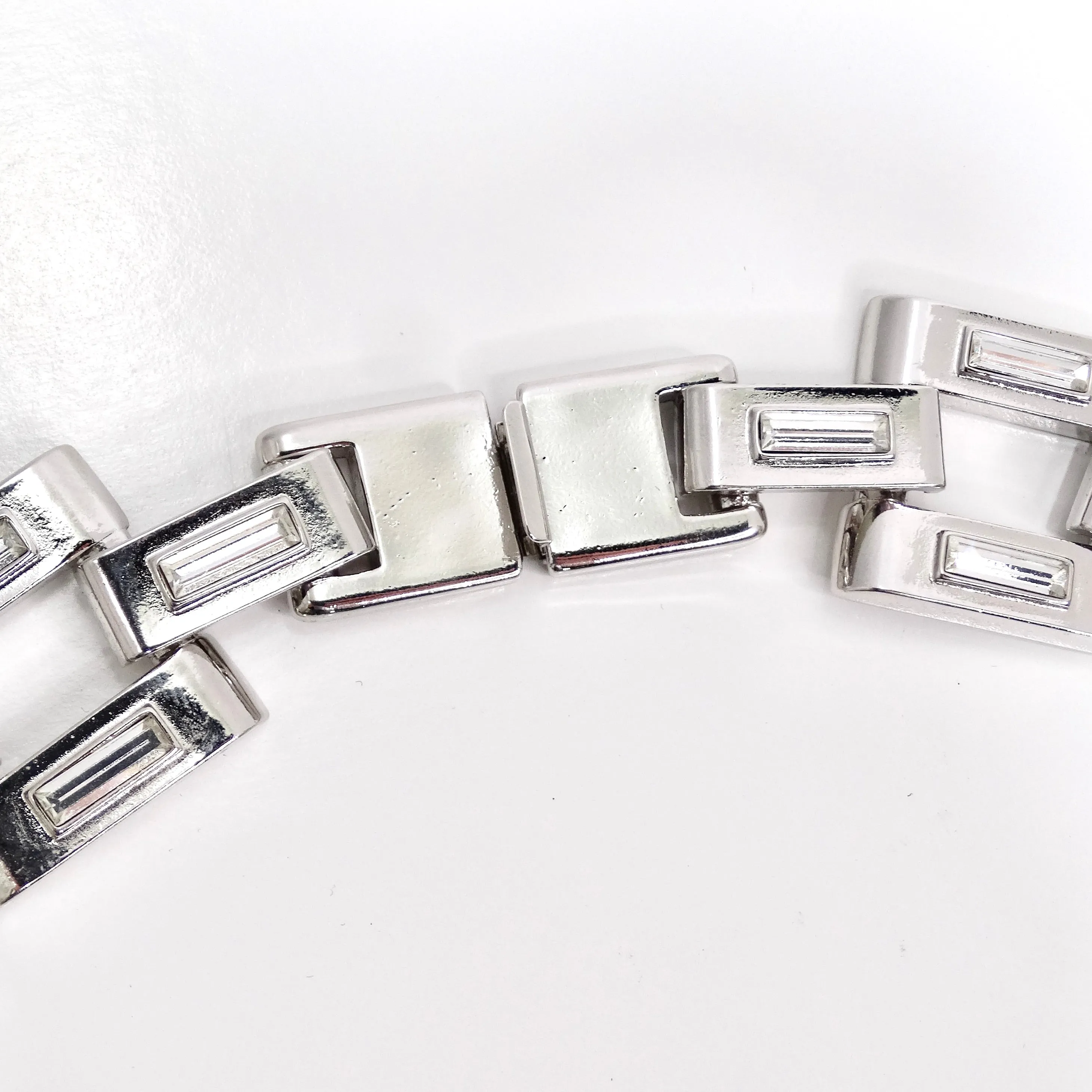 Yves Saint Laurent 1990s Faux Sapphire Pearl Necklace